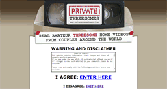 Desktop Screenshot of privatethreesomes.com
